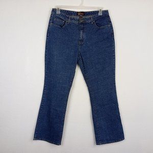 Rafaella RF Boot Cut Jeans Women's Size 14 Medium Wash Blue Denim Inseam 30 1/2"